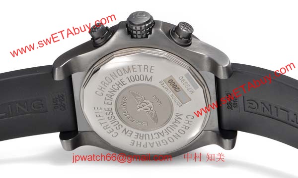 (BREITLING)ブライトリング ブランド コピー 時計 アベンジャー シーウルフ クロノ ブラックスティール M73390-2022