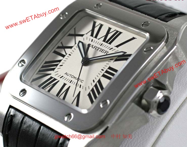 ブランド CARTIERカルティエ 時計コピー サントス100 W20073X8