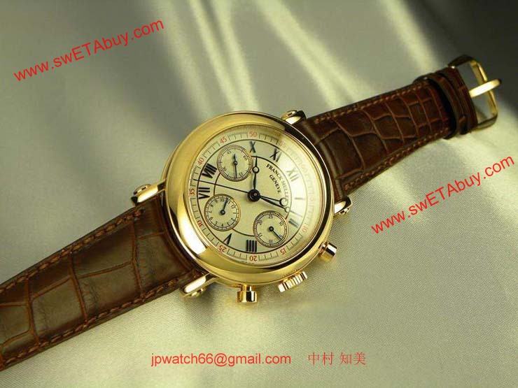 腕時計 コピー FRANCK MULLER フランクミュラー 激安 ラウンド クロノグラフ ダブルフェイス ジャパンリミテッド 7000DFJ