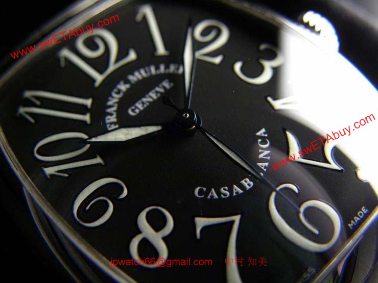 FRANCK MULLER フランクミュラー スーパーコピー時計 カサブランカ ブラック 2852CASA