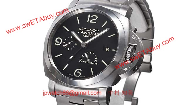 パネライ(PANERAI) コピー時計 ルミノール1950 3デイズGMTパワーリザーブ PAM00347