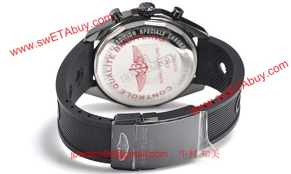 (BREITLING)ブライトリング ブランド コピー 時計 クロノマチック ブラックスチール M436B67ORB