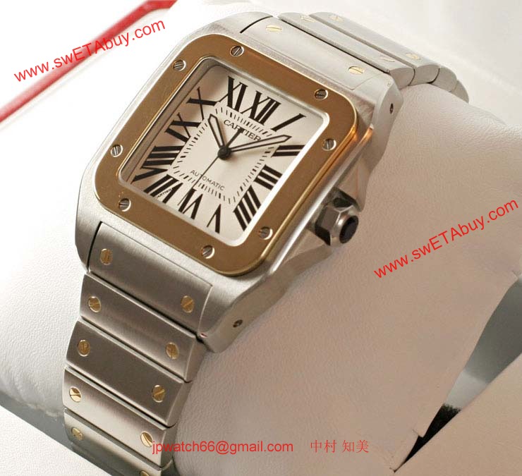ブランド CARTIERカルティエ 時計コピー サントス100 W200728G