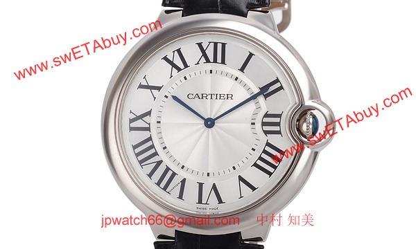 カルティエ コピー時計 エクストラフラットバロン ブルー46mm W6920055