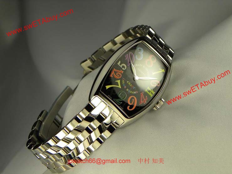 腕時計 コピー FRANCK MULLER フランクミュラー トノウカーベックス カラードリームス クレイジーアワーズ 5850CHCOLDREAMS