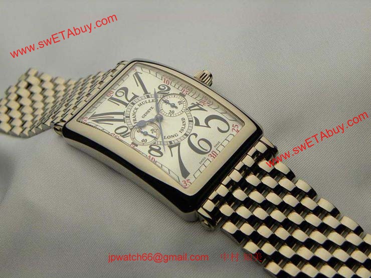 腕時計 コピー FRANCK MULLER フランクミュラー ロングアイランド ワンプッシュクロノグラフ ブレスレット 1100MP
