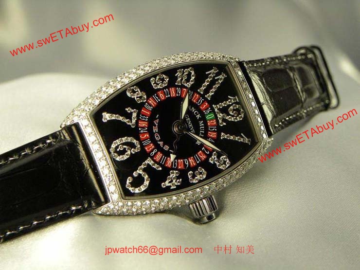 FRANCK MULLER フランクミュラー スーパーコピー時計 ヴェガスジョーカー フルダイヤモンド 5850VEGASDCDJ