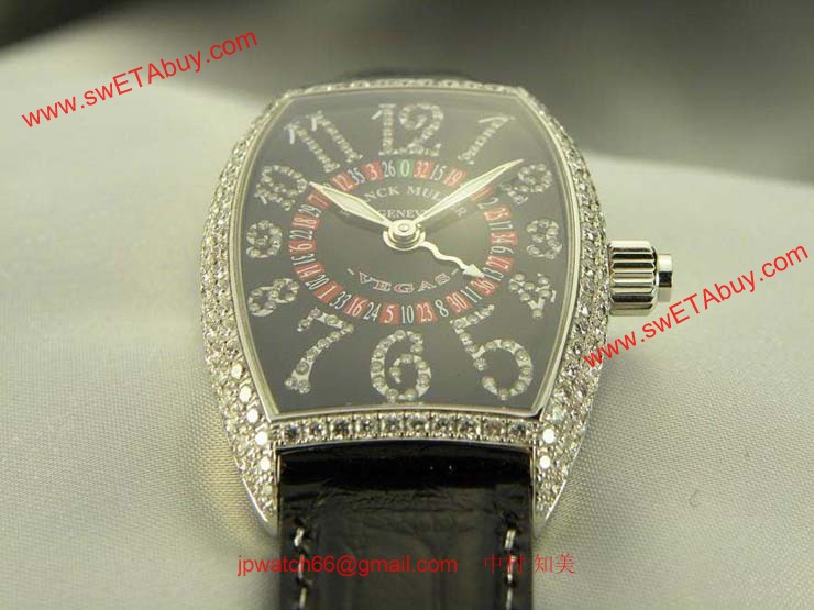 FRANCK MULLER フランクミュラー スーパーコピー時計 ヴェガスジョーカー フルダイヤモンド 5850VEGASDCDJ