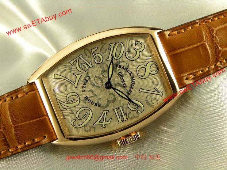 FRANCK MULLER フランクミュラー 時計 偽物 クレイジーアワーズ 5850CH 5N White