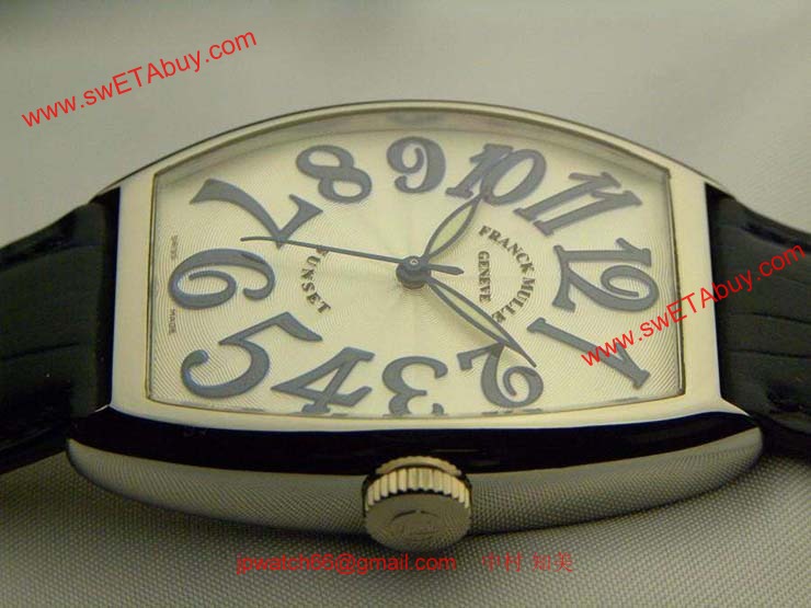 FRANCK MULLER フランクミュラー 時計 偽物 トノウカーベックス サンセット プラチナ 5850SCSUN