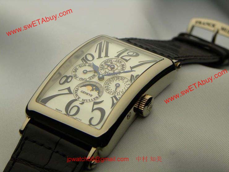 FRANCK MULLER フランクミュラー 時計 偽物 ロングアイランドパーペチュアルカレンダー 1200QPOG