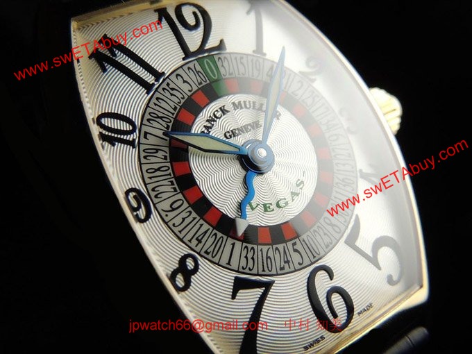 フランク・ミュラー コピー 時計 トノウカーベックス ヴェガス 5850VEGAS 3N White