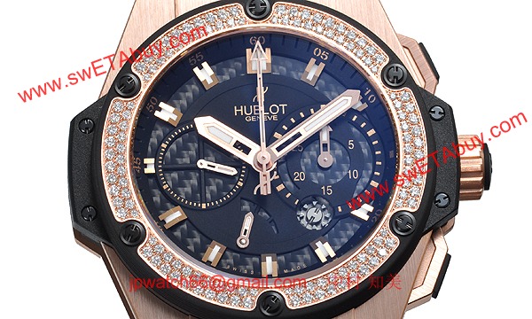 (HUBLOT)ウブロ ブランドコピー キングパワー パワーリザーブ キングゴールド ダイヤモンド 709.OX.1780.RX.1104