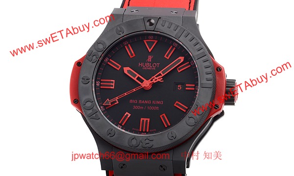 (HUBLOT)ウブロコピー ビッグバン キング オールブラックレッド 限定品 322.CI.1130.GR.ABR10