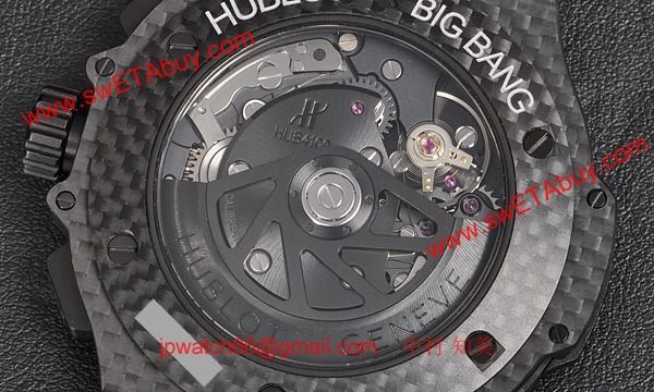 (HUBLOT)ウブロ 時計 コピー ビッグバン オールブラック カーボン 301.QX.1740.RX