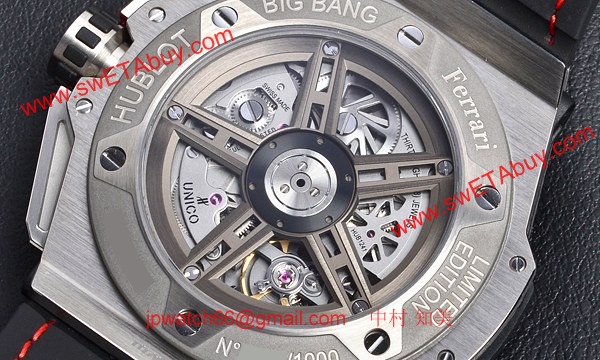 ウブロ 時計 コピー ビッグバン フェラーリ チタニウム 401.NX.0123.VR