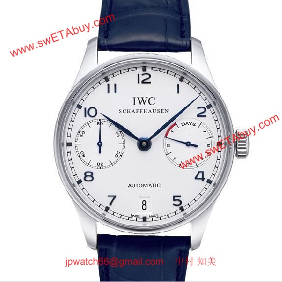 ブランド IWC時計スーパーコピー ポルトギーゼ オートマティック 7デイズ IW500107