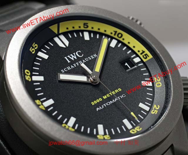 IWC 時計コピー アクアタイマー チタン IW353803