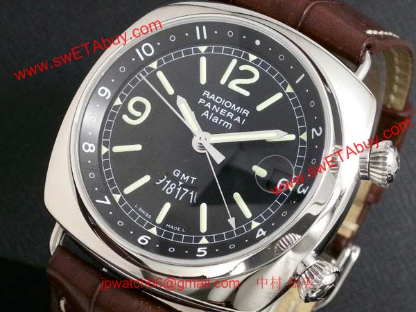 パネライ(PANERAI) スーパーコピー時計 ラジオミール GMTアラーム PAM00098