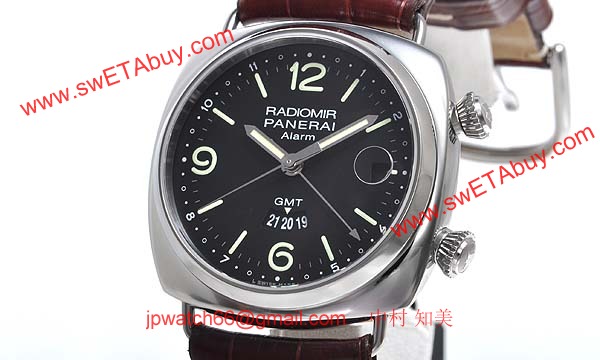 パネライ(PANERAI) スーパーコピー時計 ラジオミール GMTアラーム PAM00355