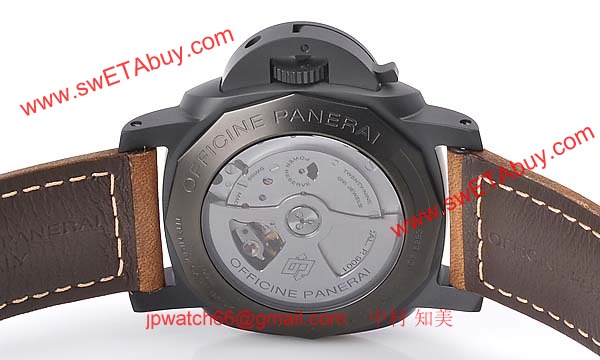 パネライ(PANERAI) ルミノールスーパー時計コピー1950 3デイズ GMT オートマチック チェラミカ PAM00441