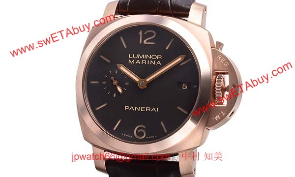 パネライ(PANERAI) コピー時計 ルミノール1950マリーナ3デイズ オートマチック42㎜ PAM00393