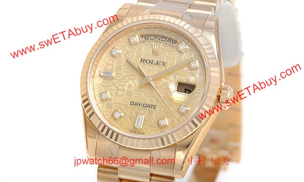 ロレックス(ROLEX) 時計 デイデイト 118238NCA