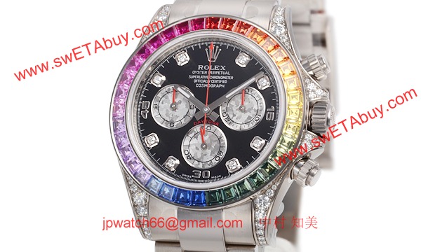 ROLEX ロレックス スーパーコピー 時計 デイトナ レインボー 116599RBOW